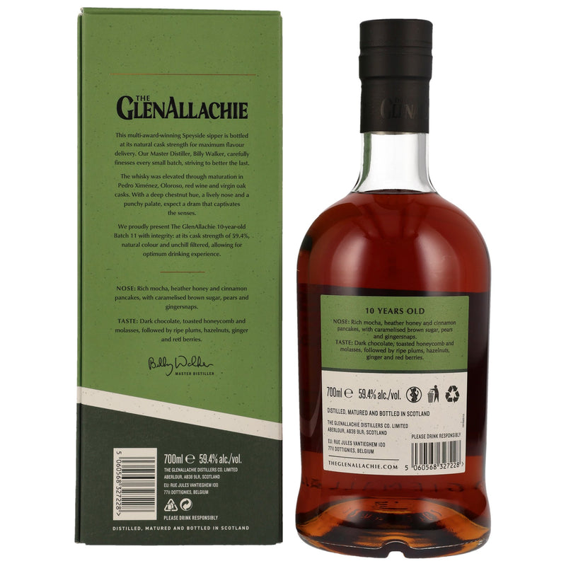 The GlenAllachie 10 y.o. Cask Strength – Batch 11 Speyside Single Malt Scotch Whisky 59,4% Vol.