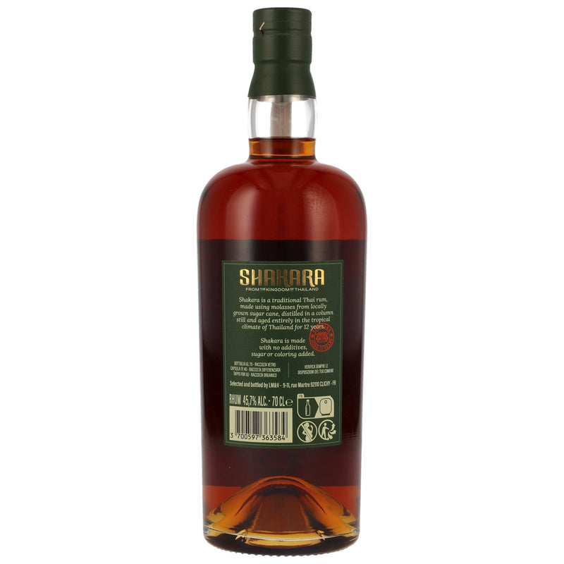 Shakara 12 yo Thailand Rum 45,7% Vol.