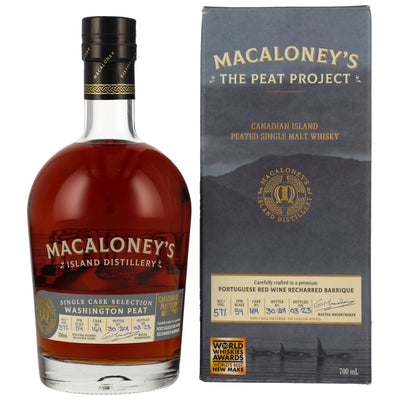 Macaloney’s Washington Peat Single Cask No. 164 57% Vol.