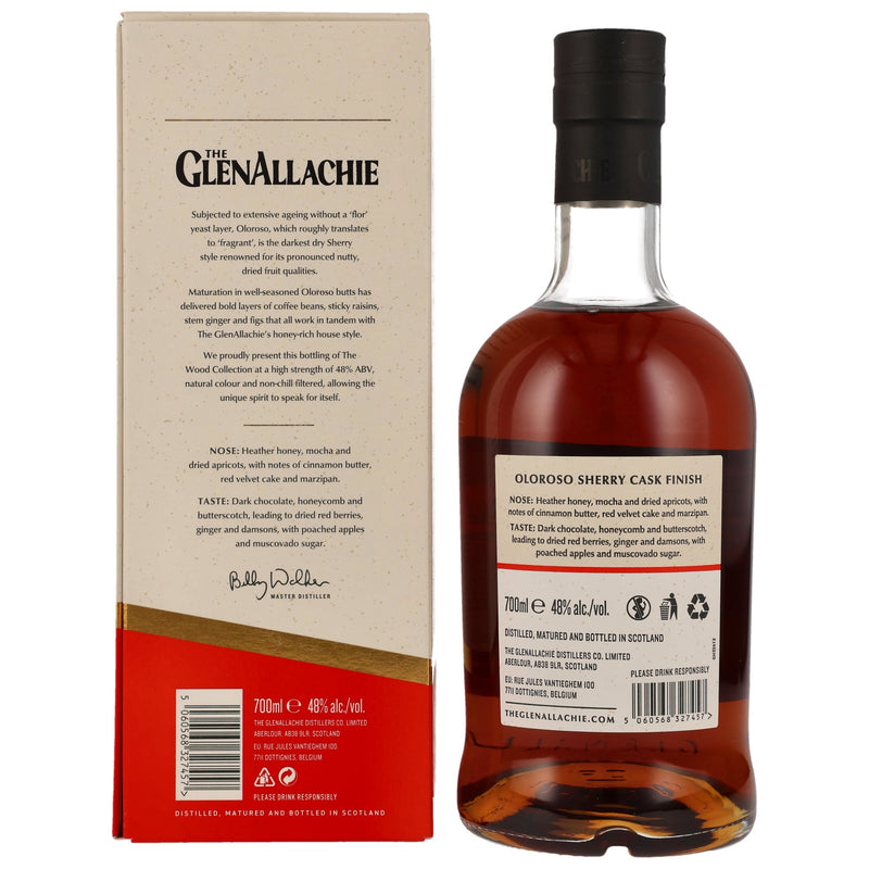 The GlenAllachie 9 y.o. – Oloroso Sherry Finish Speyside Single Malt Scotch Whisky The Wood Collection 48% Vol.