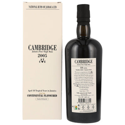 Cambridge 2005/2023 - Long Pond STCE Jamaica Pure Single Rum 60% Vol.