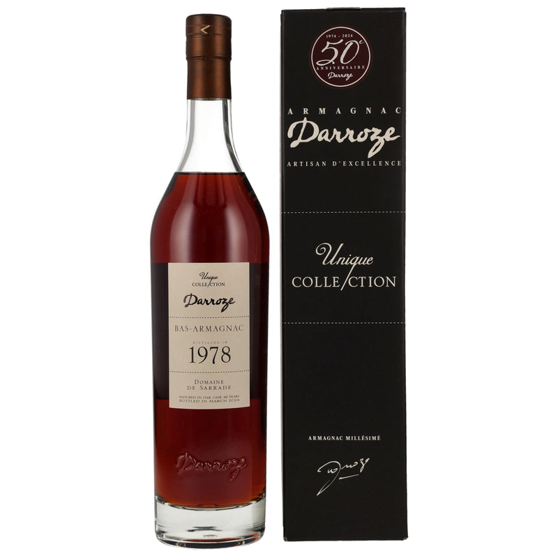 Armagnac Darroze Domaine de Sarrade 1978/2024 46 years 48% Vol.