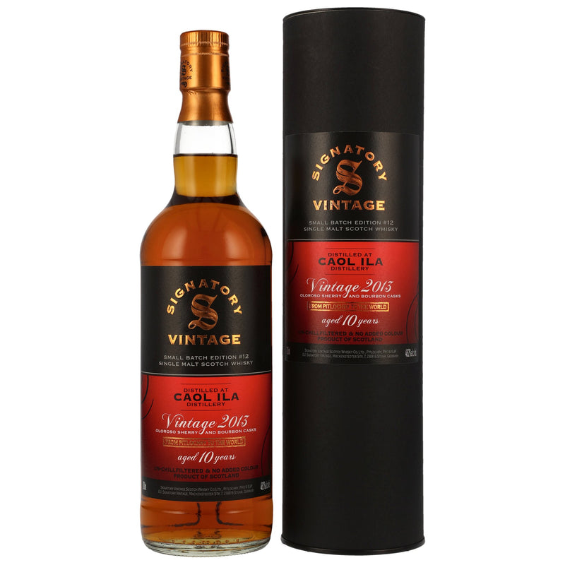 Caol Ila 2013/2023 Signatory Vintage Islay Single Malt Scotch Whisky Small Batch Edition 