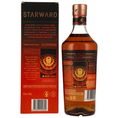 Starward Solera Single Malt Australian Whiskey - 43.0% Vol.