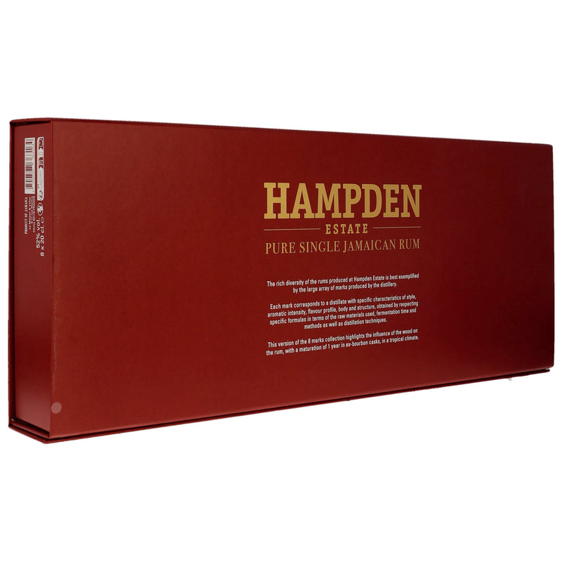 Hampden 8 Marks Collection 8x0,2l Aged 1 Year in Ex-Bourbon Casks 52% Vol.