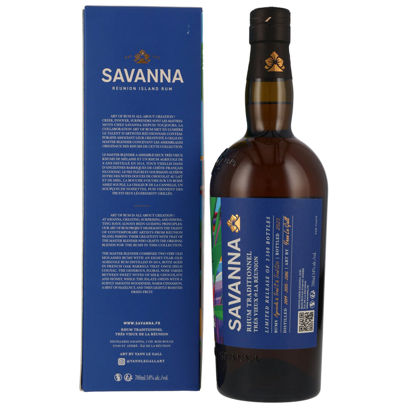 Savanna – Art of Rum by Yan Le Gall 54% Vol.