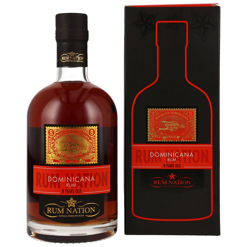 Dominicana 8 y.o. - Rum Nation 40,9% Vol.