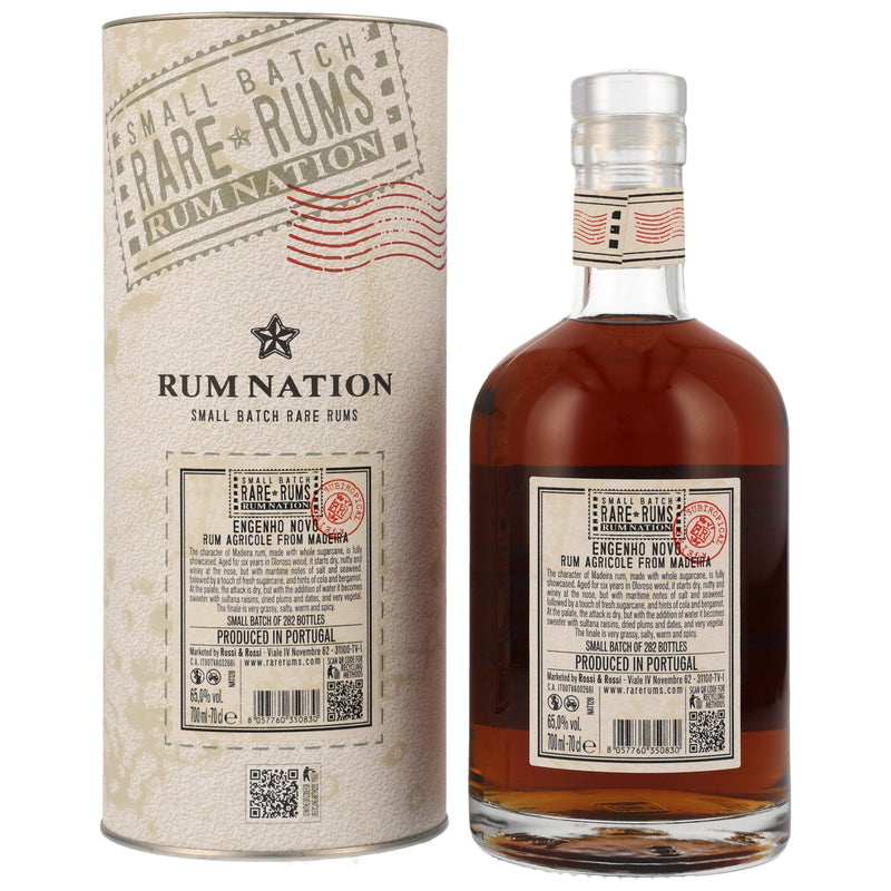 Engenho Novo 2017/2023 - 6 yo - Rum Nation 65% Vol.