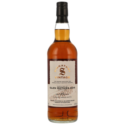 Glenrothes 2014/2024 - 10 y.o. - Signatory 100 PROOF Edition #20 57,1% Vol.