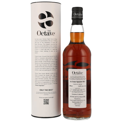 An Iconic Speyside 2011/2024 #2943709 – The Octave Duncan Taylor Speyside Single Malt Scotch Whiskey Exclusively bottled for Kirsch Import 54.9% Vol.