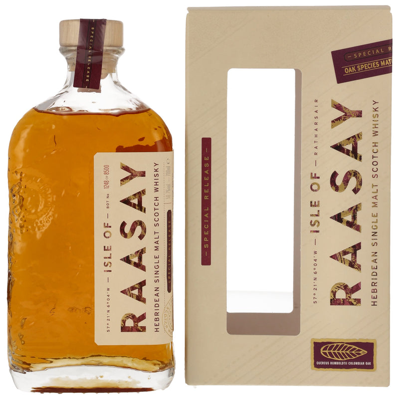 Isle of Raasay – Quercus Humboldtii Columbian Oak Hebridean Single Malt Scotch Whisky Special Release: Oak Species Maturation Series 50,7% Vol.