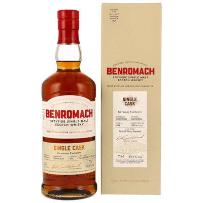 Benromach 2014/2024 - 10 y.o. - First Fill Sherrry Hogshead #486 59,6% Vol.