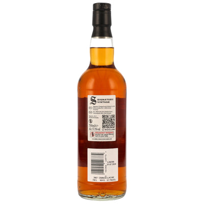 Craigellachie 2007 16 y.o. Signatory Vintage Highland Single Malt Scotch Whisky 100 Proof Exceptional Cask Edition #4 57,1% Vol.