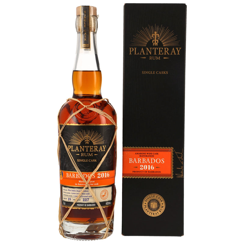 Planteray (Plantation) Barbados 2016/2024 - 8 yo - Single Cask Collection 2024 44.9% Vol.