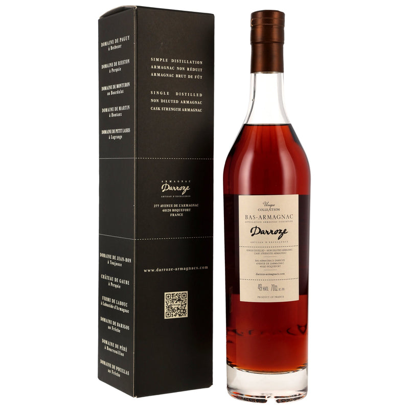 Armagnac Darroze Domaine de Pouillas 2002/2024 - 22 yo 49.5% Vol.