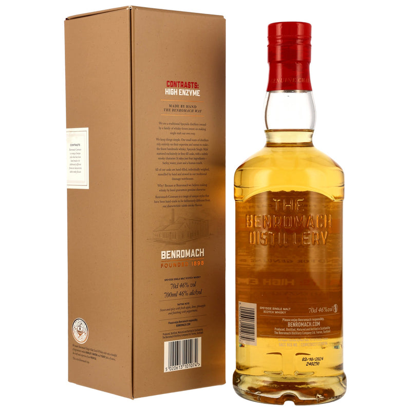 Benromach Contrasts: High Enzyme – 2012/2024 – 1st Fill Bourbon Barrels