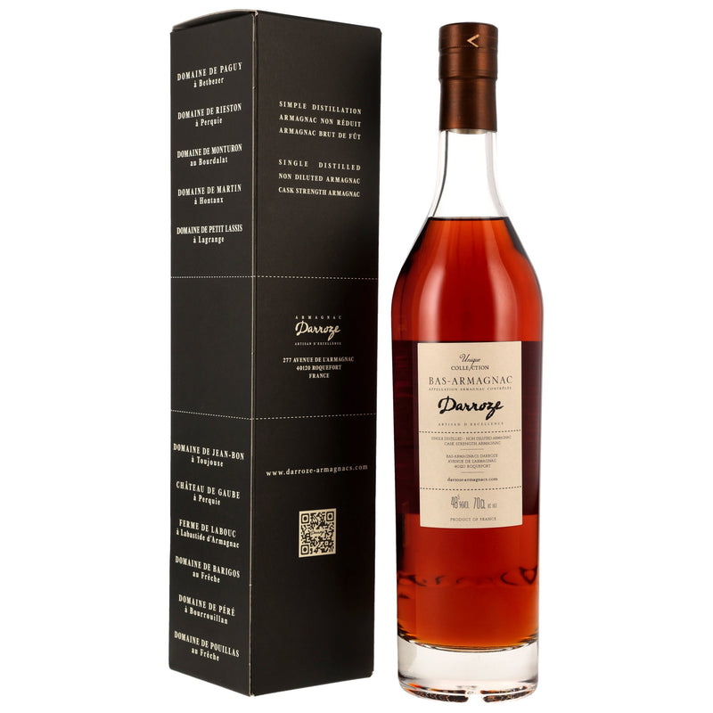 Armagnac Darroze Domaine de Pouillas 2002/2024 - 22 yo 49.5% Vol.