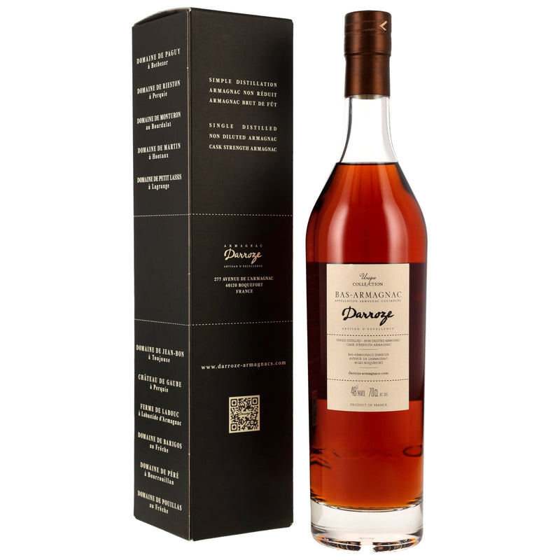 Armagnac Darroze Domaine de Pouillas 2002/2024 - 22 yo 49.5% Vol.