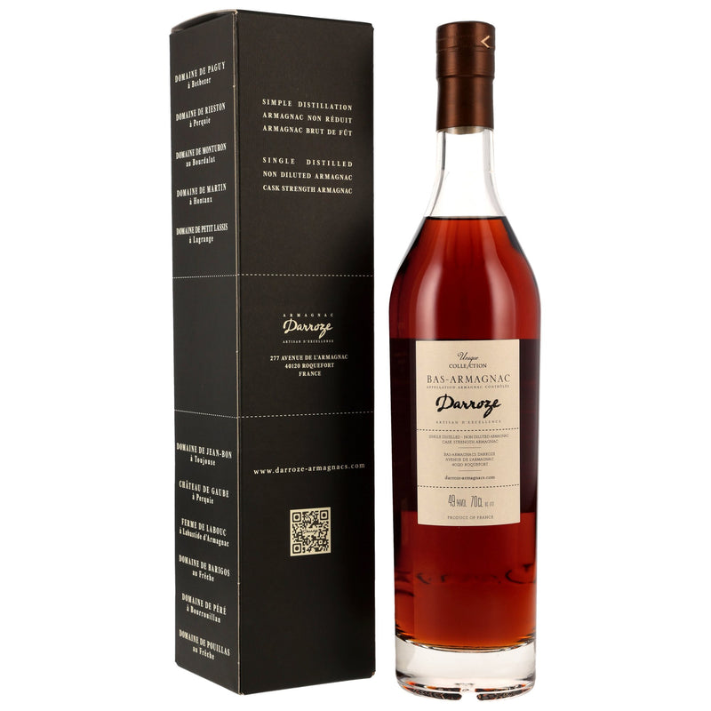 Armagnac Darroze Domaine de Pouillas 2002/2024 - 22 yo 49.5% Vol.