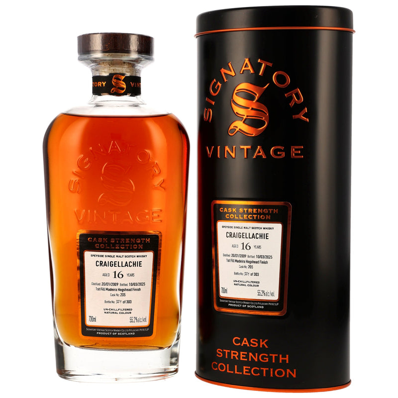 Craigellachie 2009/2025 - 16 y.o. - Sig CS - 1st Fill Madeira Hogshead Finish 