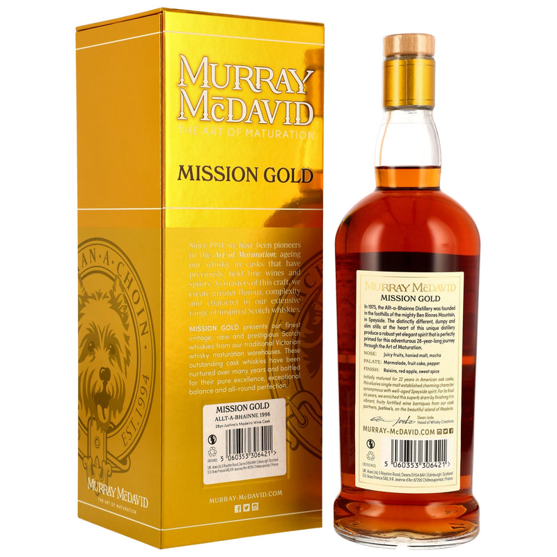 Allt-a-Bhainne 1996/2025 - 28 y.o. - Justino’s Madeira Wine Cask Finish - Murray McDavid
