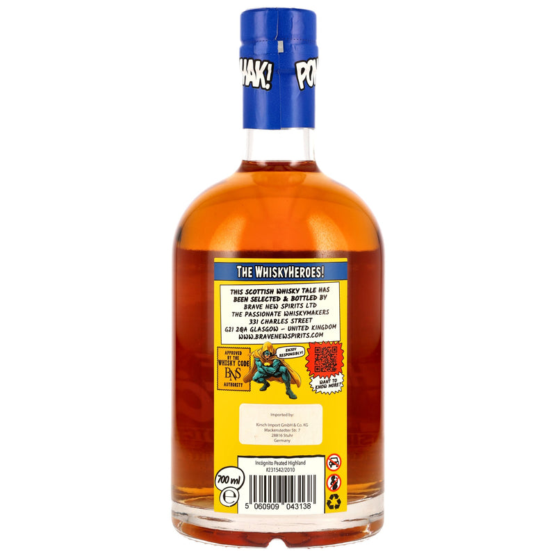Peated Highland 15 y.o. Whiskyheroes: The Mask of El Peaton - Brave New Spirits
