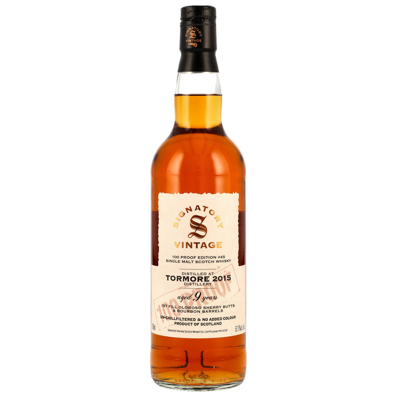 Tormore 2015/2025 - 9 y.o. - Signatory 100 PROOF Edition 