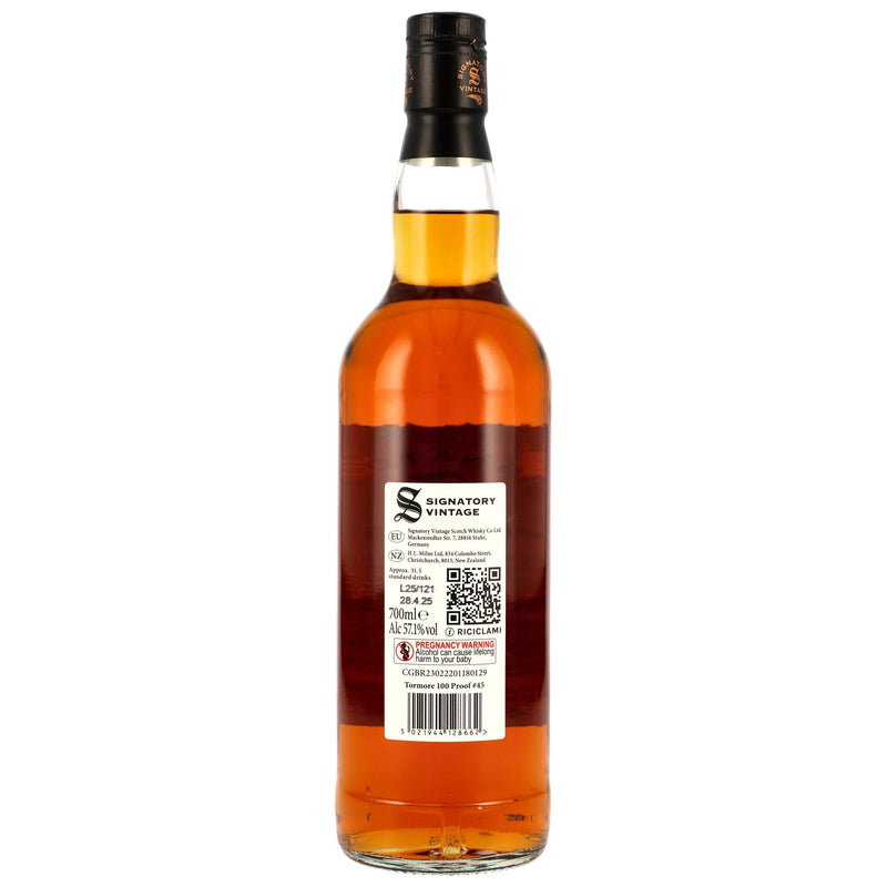 Tormore 2015/2025 - 9 y.o. - Signatory 100 PROOF Edition 