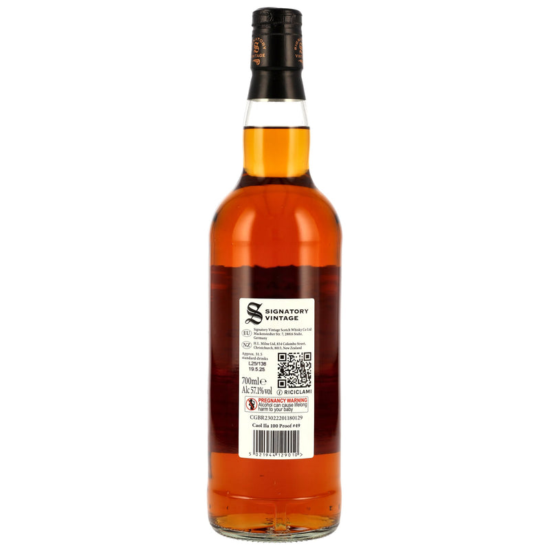 Caol Ila 2014/2025 - 10 y.o. - Signatory 100 PROOF Edition 