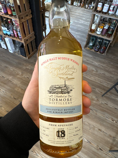 Tormore 2005/2024 18yo 53,4% vol. The Single Malts of Scotland Speyside Single Malt Scotch Whisky Exclusively bottled for Kirsch Import