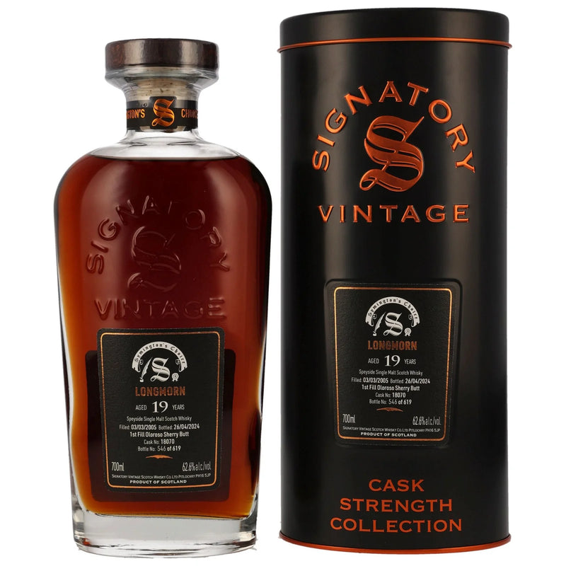 Longmorn 2005/2024 - 19 Jahre 1st Fill Oloroso Sherry Butt No. 18070 Symington&