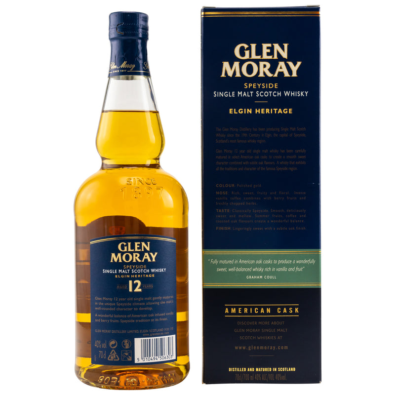 Glen Moray 12 y.o. 40% Vol.