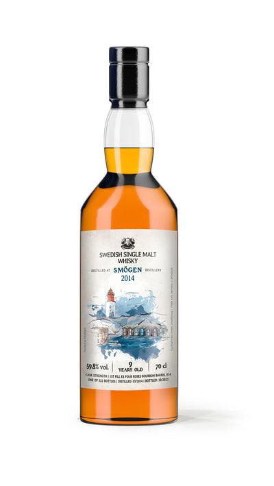Wu Dram Clan LIGHTHOUSE BUNDLE Smögen Peated 2014/2023 Swedish Single Malt Whisky  59,8% Vol. + Wu Dram Clan x Premium-Malts "Glenburgie 2010" - 53,7% Vol.