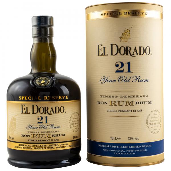 El Dorado Rum 21 Jahre 43.0%