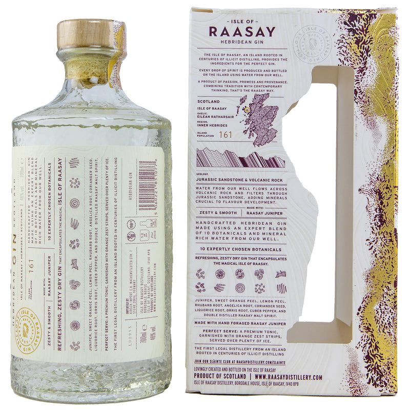 Isle of Raasay Hebridean Gin 46.0% Vol. - NEW DESIGN