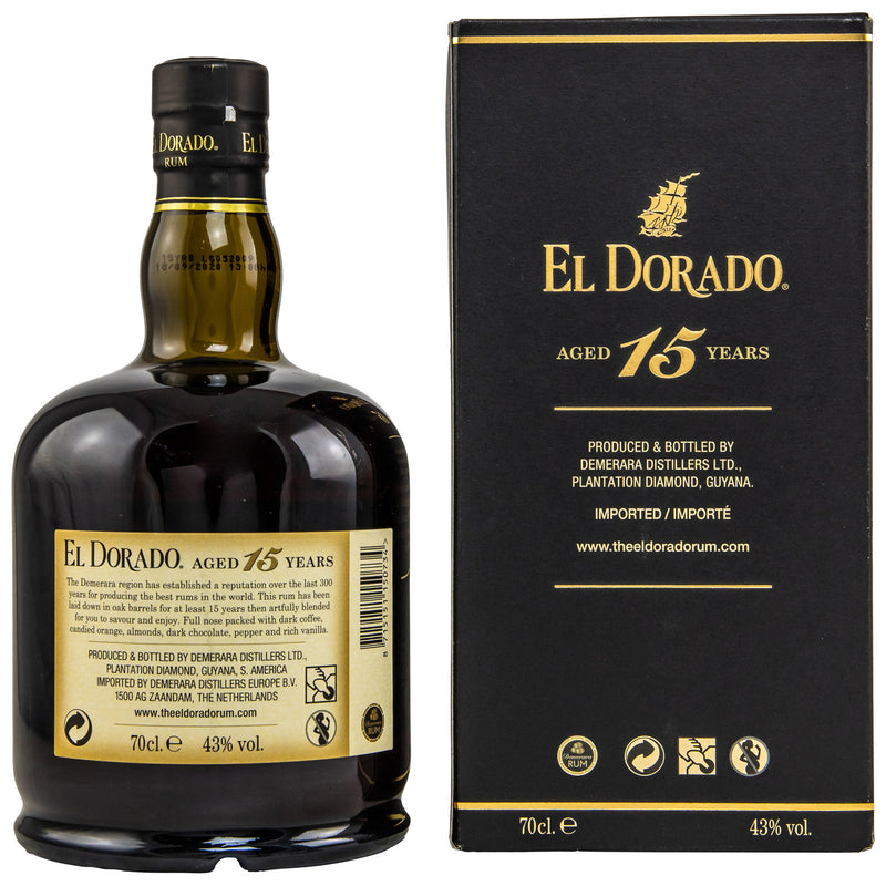 El Dorado Rum 15 years 43%