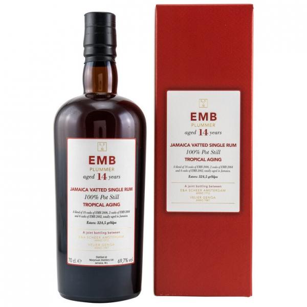 EMB Plummer 14 y.o. – Tropical Aging Scheer Velier Main Jamaica Vatted Single Rum 69,7% Vol.