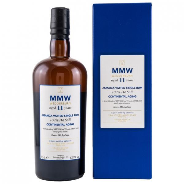 MMW Wedderburn 11 y.o. – Continental Aging Scheer Velier Main Jamaica Vatted Single Rum 63,9% Vol.