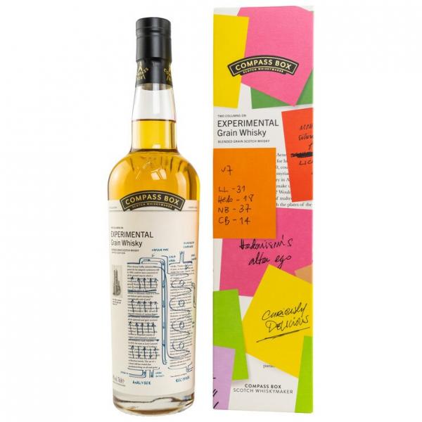 Compass Box Experimental Grain Whiskey – Limited Edition Blended Grain Scotch Whiskey 46.0% Vol.